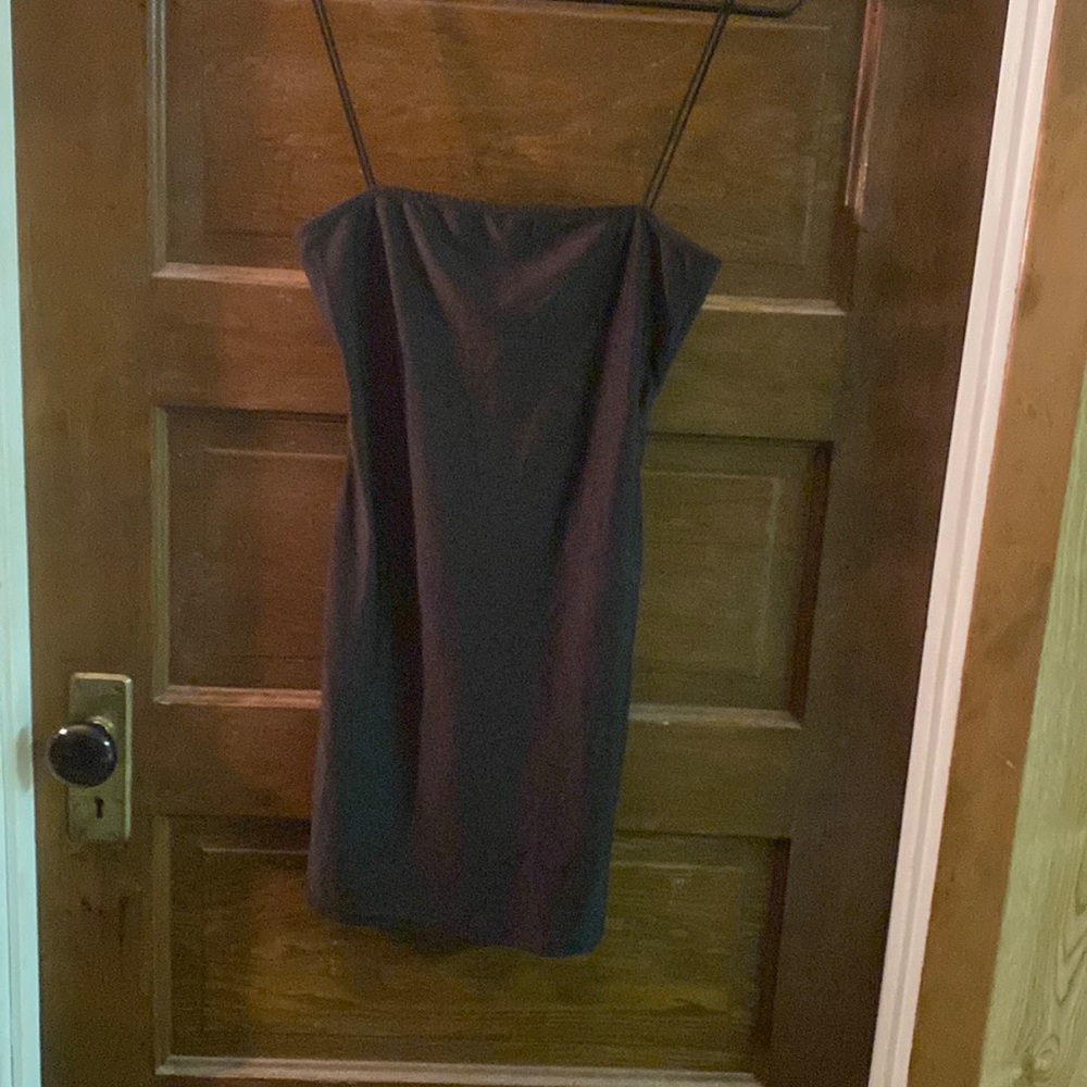 Zip up mini dress